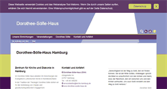 Desktop Screenshot of dorothee-soelle-haus.de